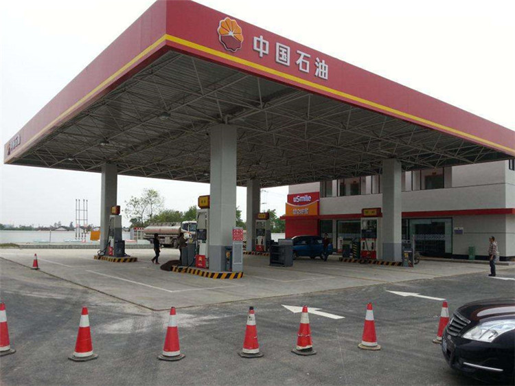 乐平加油站钢结构网架案例20