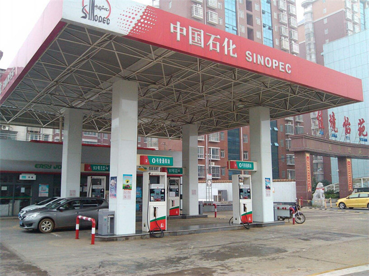 乐平加油站钢结构网架案例4